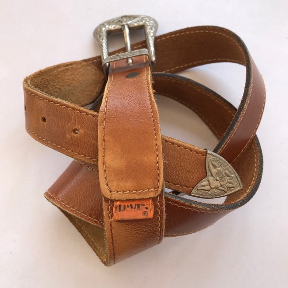 Levi's | Accessories | Vintage Levis Orange Tab Western Style Belt |  Poshmark